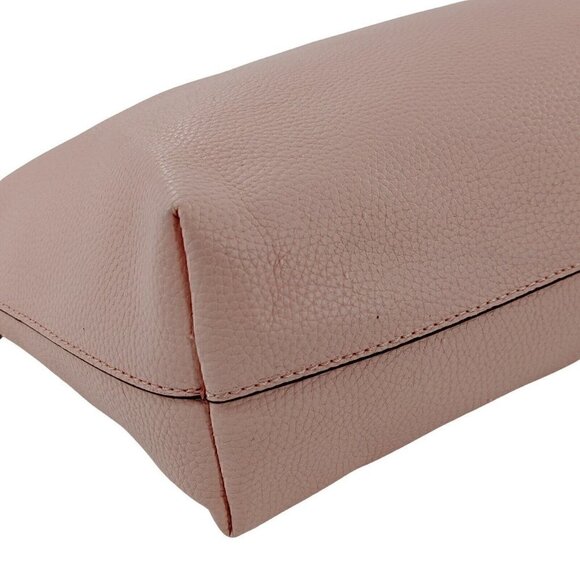 GUESS Los Angeles Pink Faux Pebble Leather Single Strap Shoulder Bag Spring Pink - Picture 5 of 13